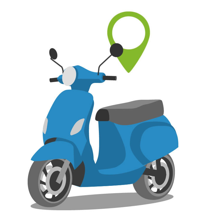 GPS tracker scooter