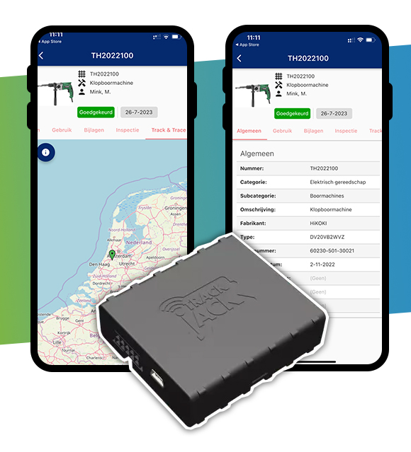 gereedschapbeheer trackjack gpstracking