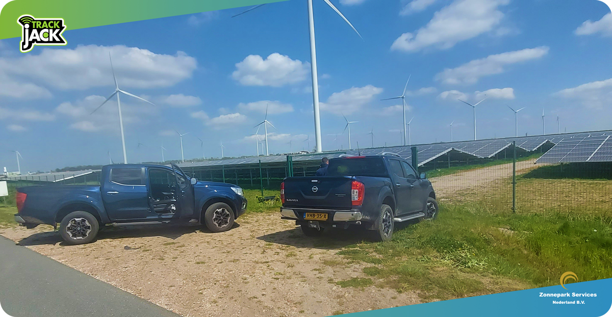 zonnepark gps tracker